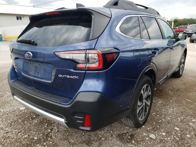 4S4BTANC2L3119546 - 2020 SUBARU OUTBACK LIMITED BLUE photo 4