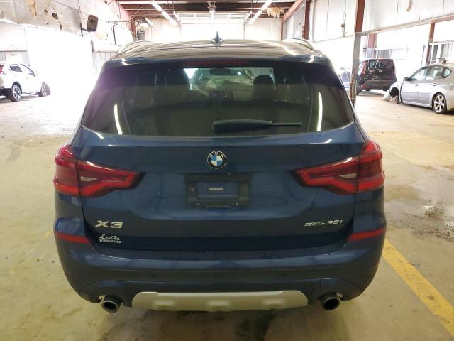 5UXTR7C54KLF35998 - 2019 BMW X3 SDRIVE30I BLUE photo 6