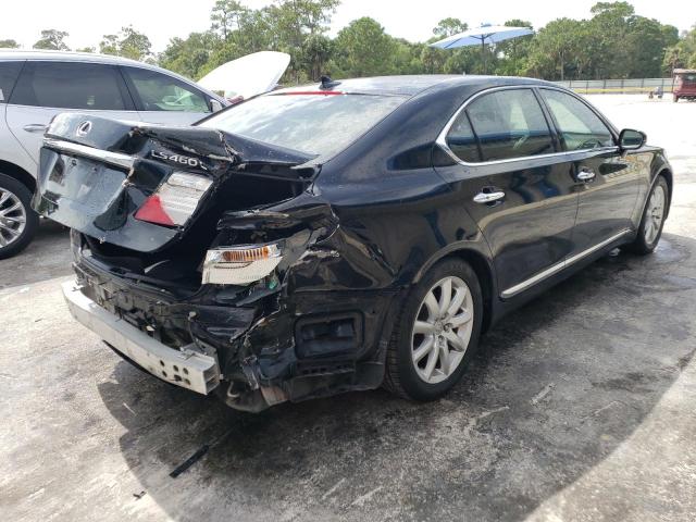 JTHGL46F275001039 - 2007 LEXUS LS 460L BLACK photo 3