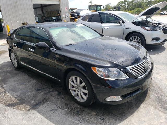 JTHGL46F275001039 - 2007 LEXUS LS 460L BLACK photo 4