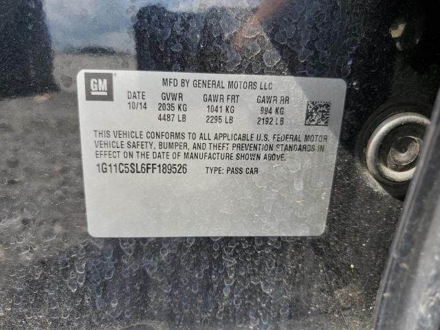 1G11C5SL6FF189526 - 2015 CHEVROLET MALIBU 1LT Schwarz Foto 12