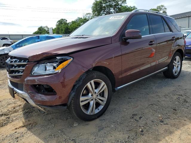 4JGDA5HB0EA413793 - 2014 MERCEDES-BENZ ML 350 4MATIC BROWN photo 1