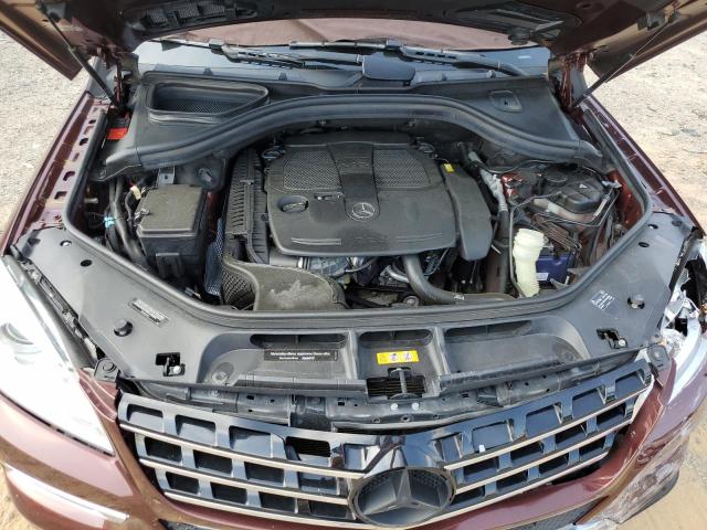 4JGDA5HB0EA413793 - 2014 MERCEDES-BENZ ML 350 4MATIC BROWN photo 12