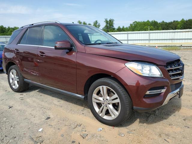4JGDA5HB0EA413793 - 2014 MERCEDES-BENZ ML 350 4MATIC BROWN photo 4