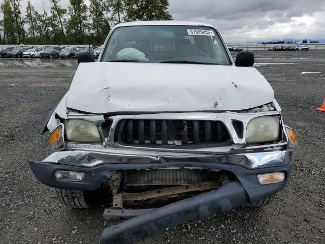 5TEGN92N12Z112726 - 2002 TOYOTA TACOMA DOUBLE CAB PRERUNNER WHITE photo 5