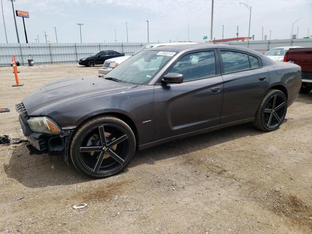 2C3CDXDT5EH372410 - 2014 DODGE CHARGER R/T CHARCOAL photo 1