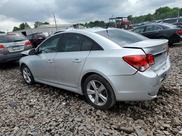 1G1PE5SB1E7455507 - 2014 CHEVROLET CRUZE LT SILVER photo 2