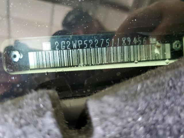 2G2WP522751189456 - 2005 PONTIAC GRAND PRIX 白色 照片 12