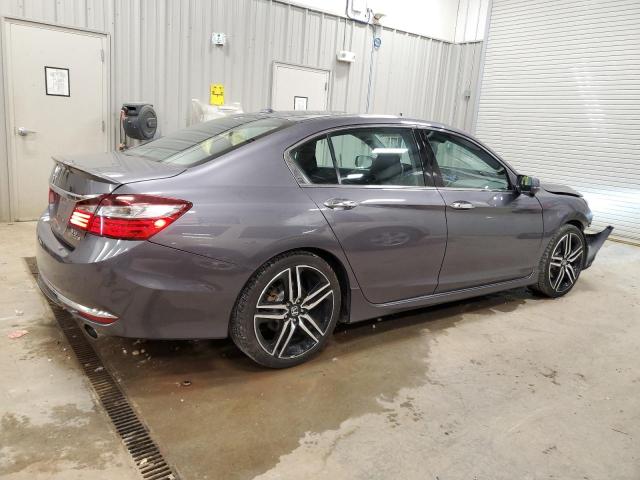 1HGCR3F99GA800859 - 2016 HONDA ACCORD TOURING GRAY photo 3