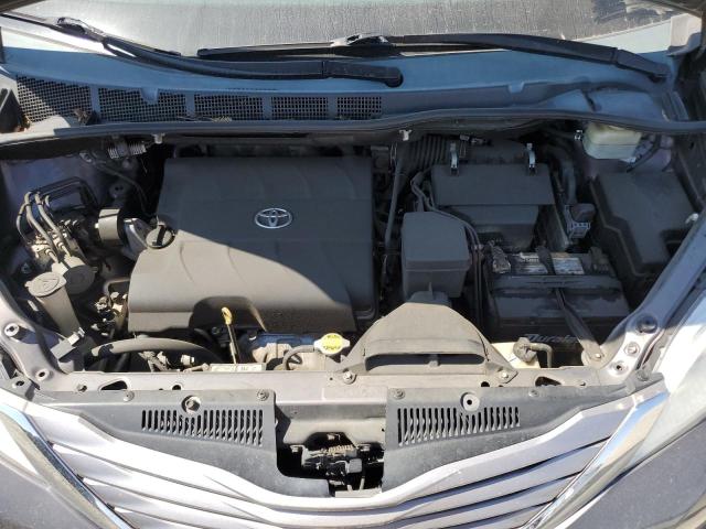 5TDYK3DC2FS588024 - 2015 TOYOTA SIENNA XLE CHARCOAL photo 12