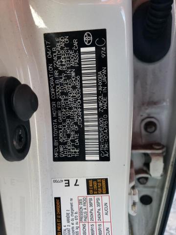 JTDKARFP0H3024856 - 2017 TOYOTA PRIUS PRIM WHITE photo 13