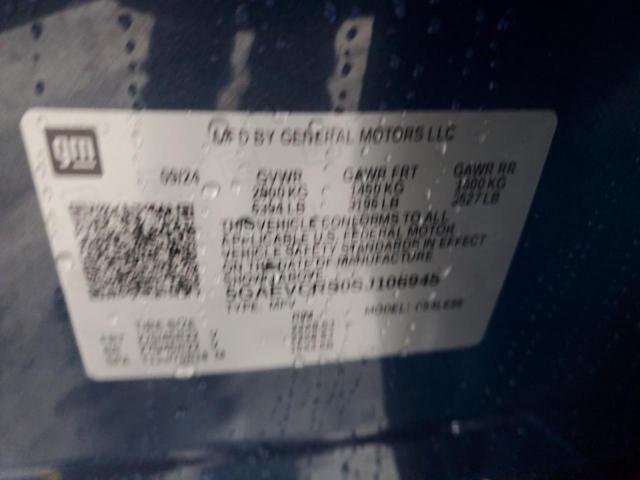 5GAEVCRS0SJ106945 - 2025 BUICK ENCLAVE AVENIR BLUE photo 13