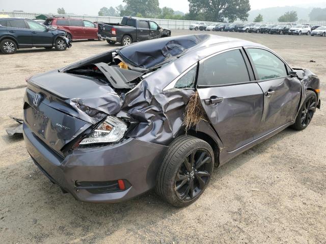 19XFC2F88LE027548 - 2020 HONDA CIVIC SPORT GRAY photo 3
