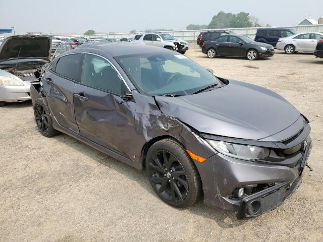 19XFC2F88LE027548 - 2020 HONDA CIVIC SPORT GRAY photo 4