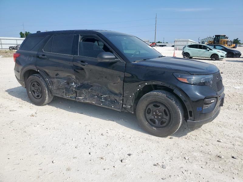 1FM5K8AB3NGC36182 - 2022 FORD EXPLORER POLICE INTERCEPTOR 黑色 照片 4