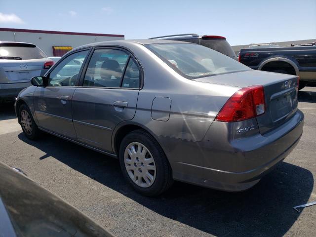 2HGES16574H608898 - 2004 HONDA CIVIC LX GRAY photo 2