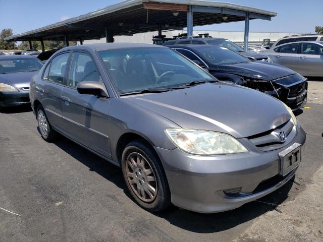 2HGES16574H608898 - 2004 HONDA CIVIC LX GRAY photo 4