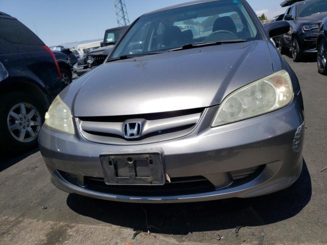 2HGES16574H608898 - 2004 HONDA CIVIC LX GRAY photo 5