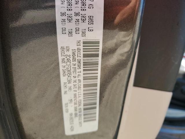 2C4RC1FG3KR541304 - 2019 CHRYSLER PACIFICA TOURING PLUS GRAY photo 13