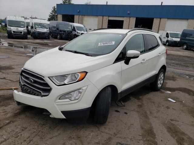 MAJ3S2GE1KC295119 - 2019 FORD ECOSPORT SE WHITE photo 1