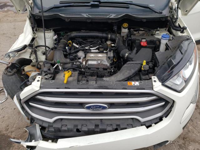 MAJ3S2GE1KC295119 - 2019 FORD ECOSPORT SE WHITE photo 12