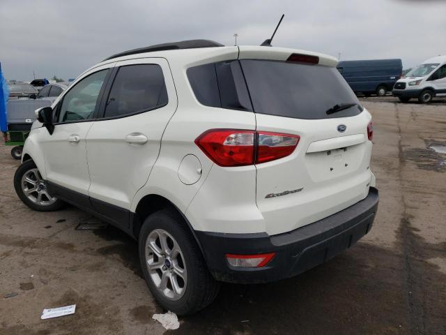 MAJ3S2GE1KC295119 - 2019 FORD ECOSPORT SE WHITE photo 2