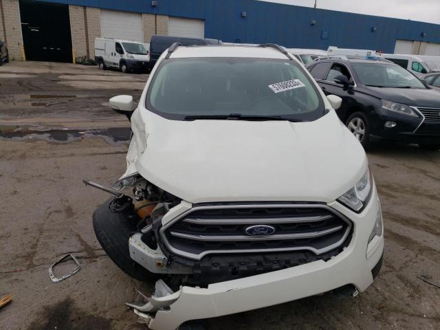 MAJ3S2GE1KC295119 - 2019 FORD ECOSPORT SE WHITE photo 5