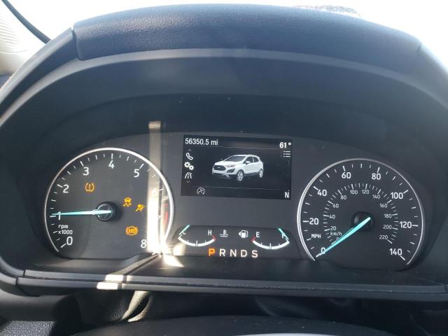 MAJ3S2GE1KC295119 - 2019 FORD ECOSPORT SE WHITE photo 9