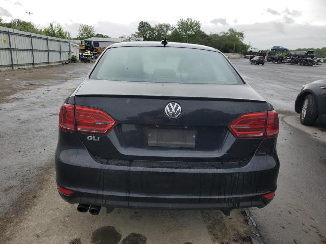 3VW4T7AJ1EM244587 - 2014 VOLKSWAGEN JETTA GLI Սև լուսանկար 6