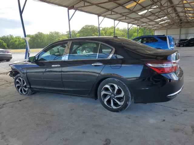 1HGCR2F76HA250353 - 2017 HONDA ACCORD EX Noir photo 2