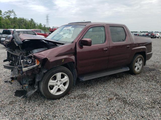 5FPYK1F51AB013596 - 2010 HONDA RIDGELINE RTL MAROON photo 1