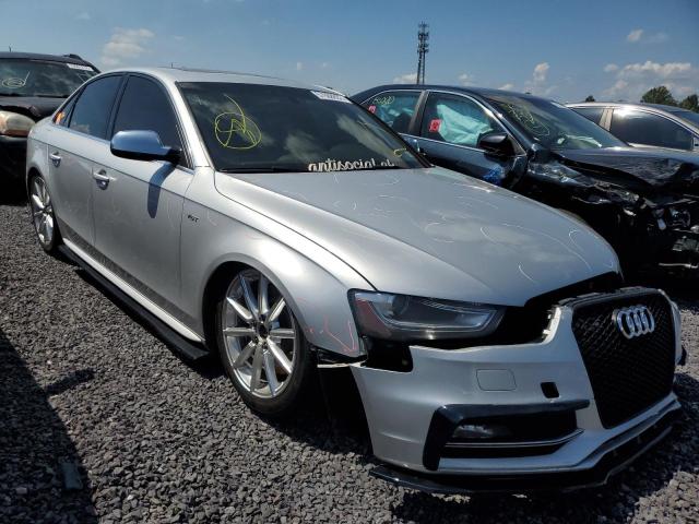 WAUDGAFLXEA115353 - 2014 AUDI S4 PREMIUM PLUS SILVER photo 1