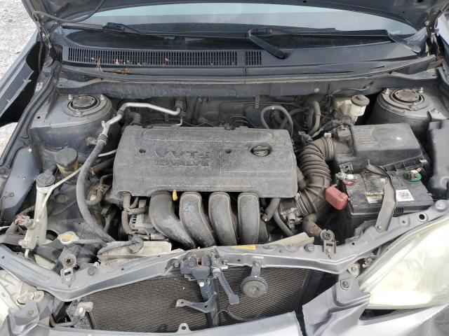 2T1KR32E17C625547 - 2007 TOYOTA COROLLA MA XR GRAY photo 12