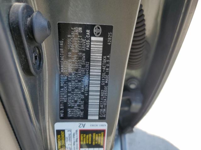 4T1BK3DB5CU445262 - 2012 TOYOTA AVALON BASE Boz foto 12