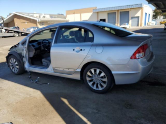 19XFA1F91AE022696 - 2010 HONDA CIVIC EXL SILVER photo 2