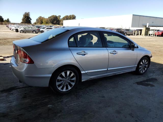 19XFA1F91AE022696 - 2010 HONDA CIVIC EXL SILVER photo 3