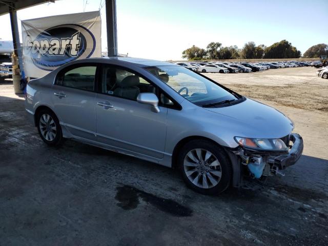 19XFA1F91AE022696 - 2010 HONDA CIVIC EXL SILVER photo 4