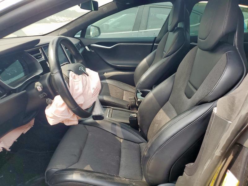 5YJSA1E15HF185995 - 2017 TESLA MODEL S GRAY photo 7