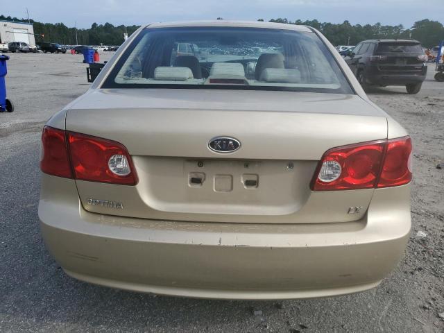 KNAGE123885246223 - 2008 KIA OPTIMA LX GOLD photo 6