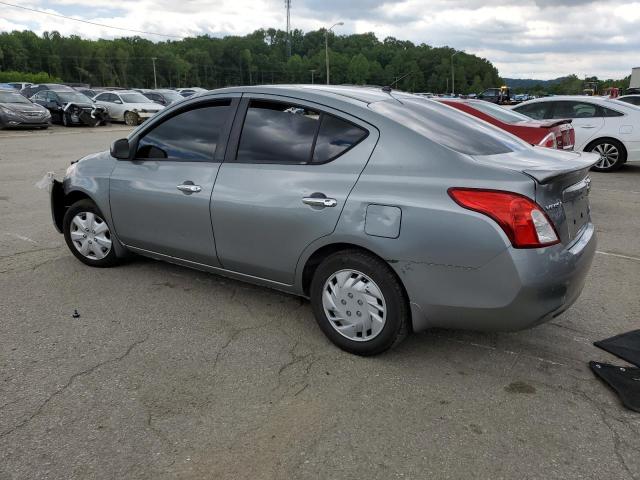 3N1CN7APXCL828098 - 2012 NISSAN VERSA S GRAY photo 2