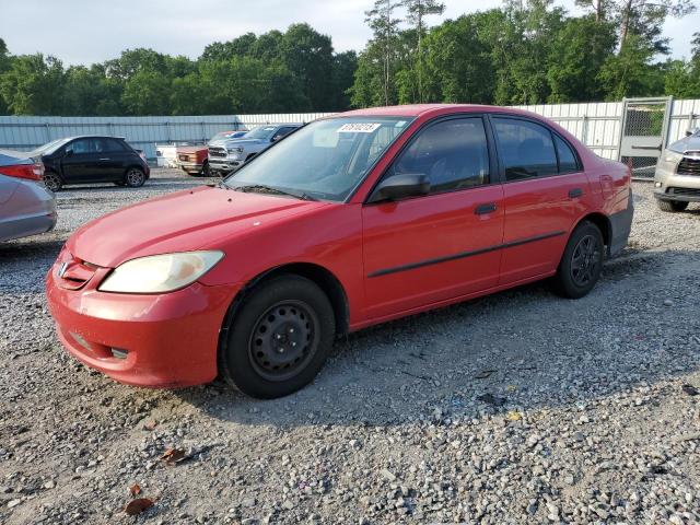 1HGES16335L011475 - 2005 HONDA CIVIC DX VP RED photo 1