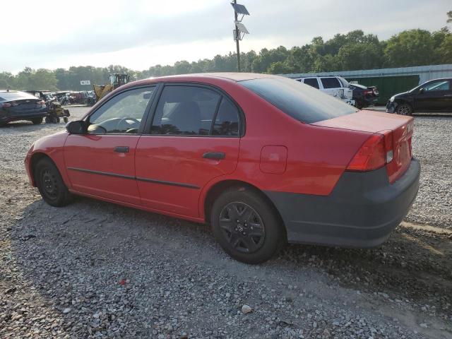1HGES16335L011475 - 2005 HONDA CIVIC DX VP RED photo 2
