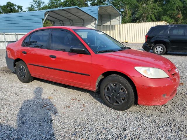 1HGES16335L011475 - 2005 HONDA CIVIC DX VP RED photo 4