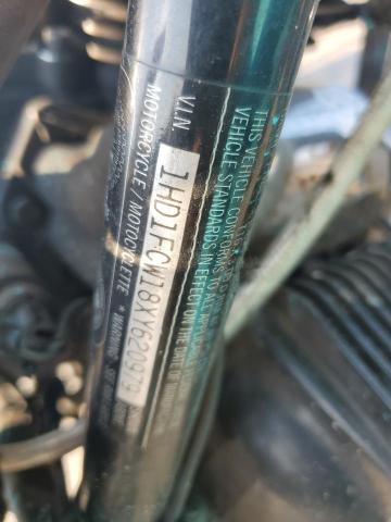 1HD1FCW18XY620979 - 1999 HARLEY-DAVIDSON FLHTCUI 青绿色 照片 10