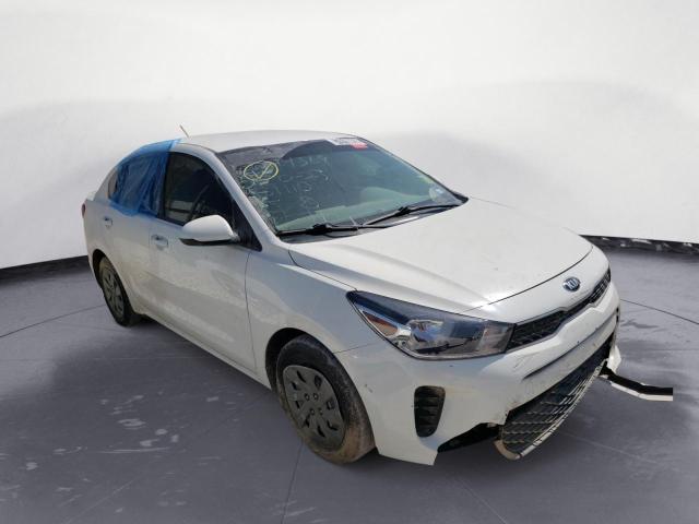 3KPA24AD1LE309110 - 2020 KIA RIO LX WHITE photo 4