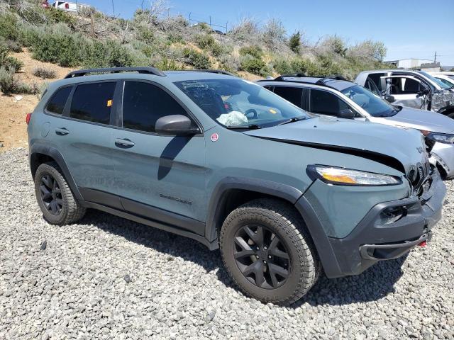 1C4PJMBS4FW612855 - 2015 JEEP CHEROKEE TRAILHAWK BLUE photo 4