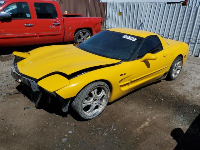 1G1YY12S125123613 - 2002 CHEVROLET CORVETTE Z06 YELLOW photo 1