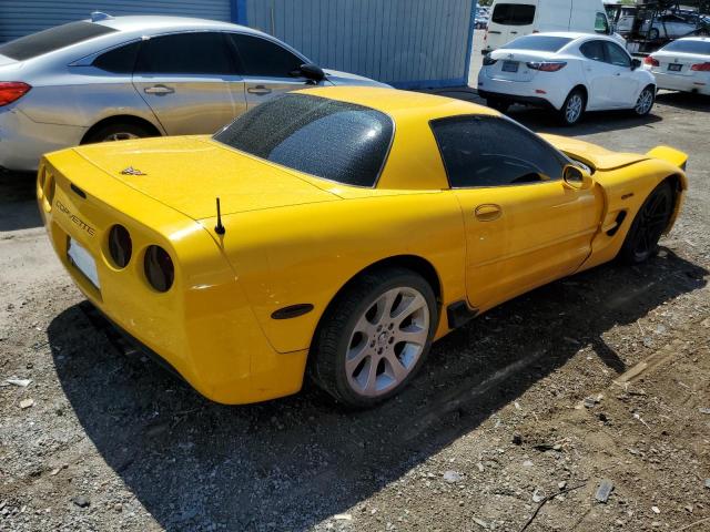 1G1YY12S125123613 - 2002 CHEVROLET CORVETTE Z06 YELLOW photo 3