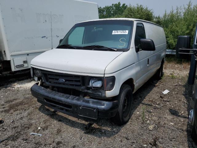 1FTRE1422YHB61067 - 2000 FORD ECONOLINE E150 VAN WHITE photo 1