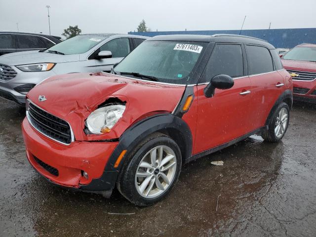 WMWZB3C51EWR39055 - 2014 MINI COOPER COUNTRYMAN RED photo 1